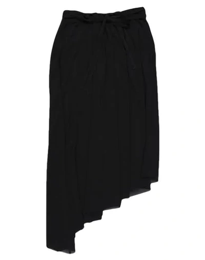 Shop Mauro Grifoni Midi Skirts In Black