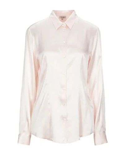 Shop Her Shirt Solid Color Shirts & Blouses In Light Pink