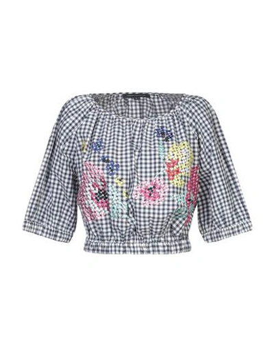 Shop French Connection Blouses In Dark Blue