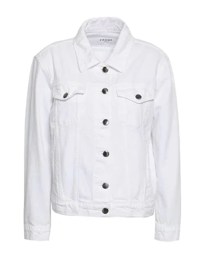Shop Frame Denim Outerwear In White