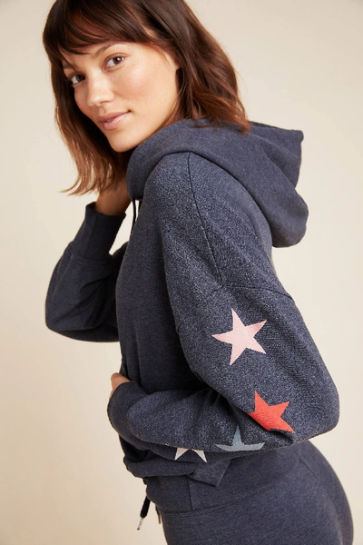 Shop Sundry Stars Hoodie In Blue