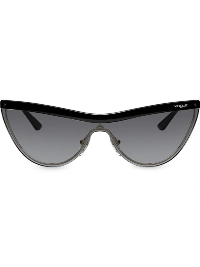 Shop Vogue Eyewear Sky Hight Cat-eye Frame Sunglasses In Black