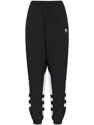 Adidas Originals Adidas Large Logo Print Track Trousers In Black