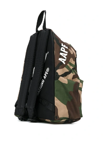 Shop Eastpak X Aape Camouflage Backpack In Green ,brown