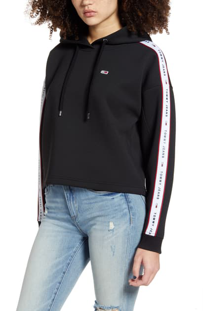 tommy jeans tape hoodie