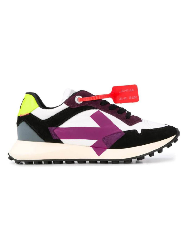 off white arrow print sneakers