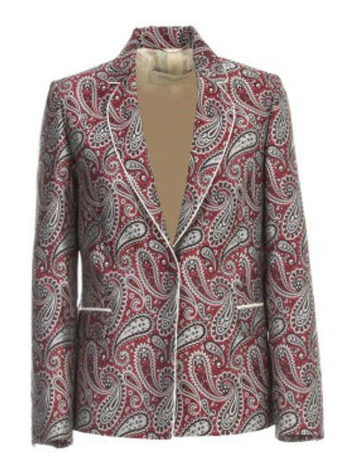 Shop Golden Goose Venice Jacquard Jacket In Multicolor