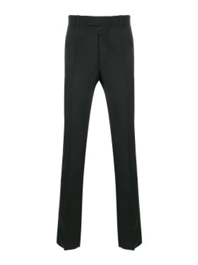 Shop Maison Margiela Slim-fit Tailored Trousers In Black
