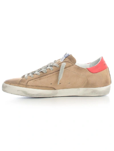 Shop Golden Goose Superstar Leather Sneakers In Brown