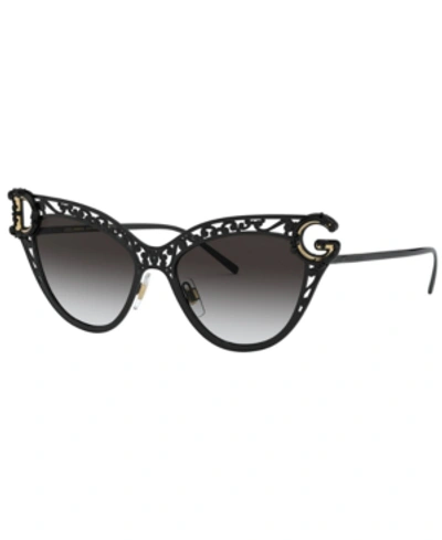 Shop Dolce & Gabbana Women's Sunglasses, Dg2239 In Black/grey Gradient