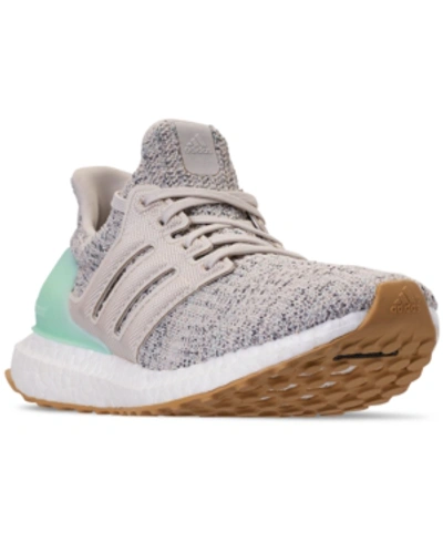 Shop Adidas Originals Adidas Women's Ultraboost Running Sneakers From Finish Line In Clear Mint/raw White/carb