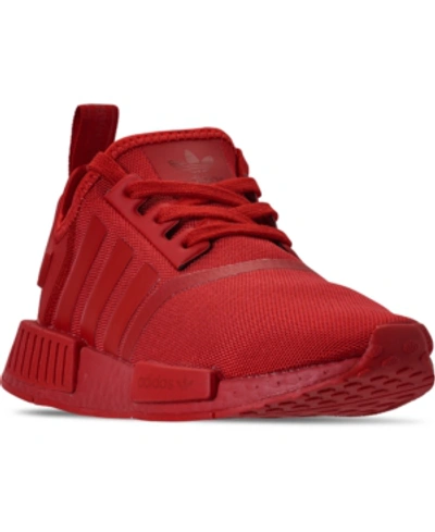 Shop Adidas Originals Adidas Big Kids Nmd R1 Casual Sneakers From Finish Line In Triple Red