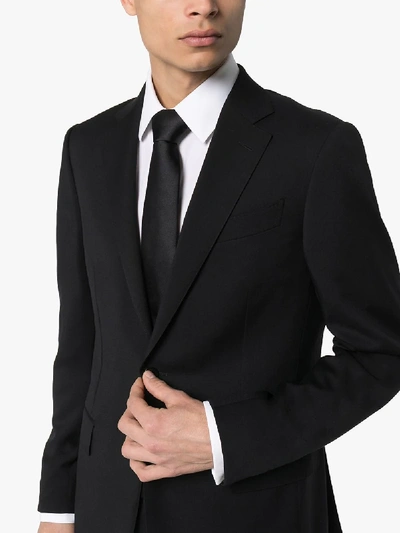 Shop Dolce & Gabbana Black Silk Formal Tie