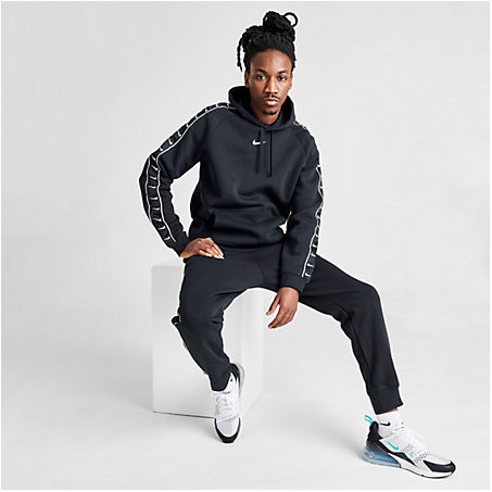 nike swoosh tape tracksuit mens