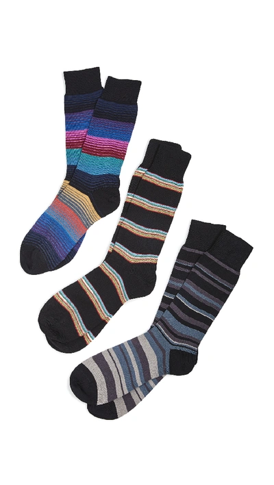 Shop Paul Smith 3 Pack Socks In Assorted