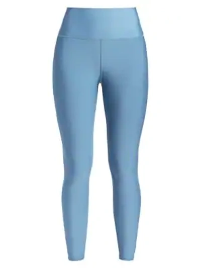 Shop Alo Yoga High-waist Leggings In Blue Jean