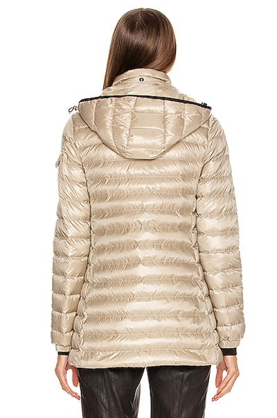 Moncler Menthe Giubbotto Jacket In Champagne | ModeSens