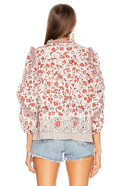 Shop Ulla Johnson Azalea Blouse In Cream