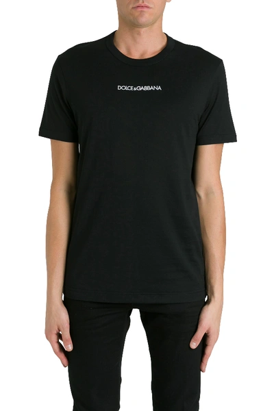 Shop Dolce & Gabbana T-shirt With Logo In Nero