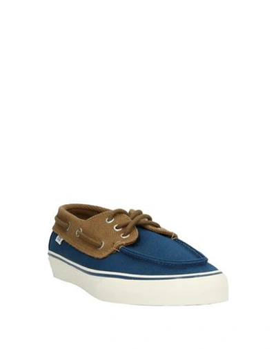 Shop Vans Loafers In Blue