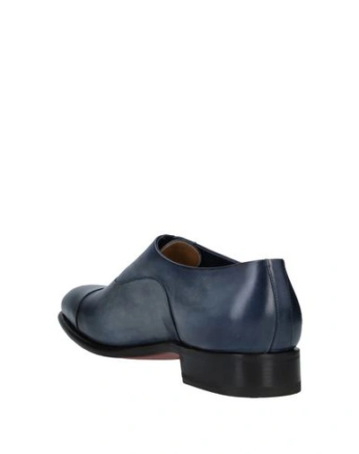 Santoni Lace-up Shoes In Blue