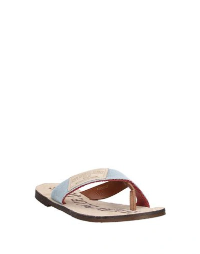 Shop Replay Sandals In Grey