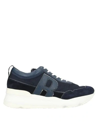 Shop Ruco Line Sneakers In Dark Blue