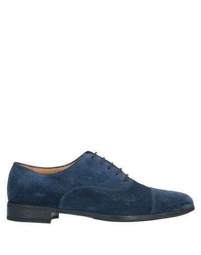 Shop Barrett Lace-up Shoes In Blue