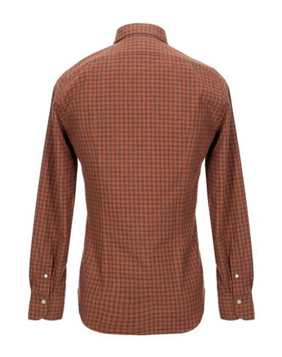 Shop Finamore 1925 1925 Shirts In Brown