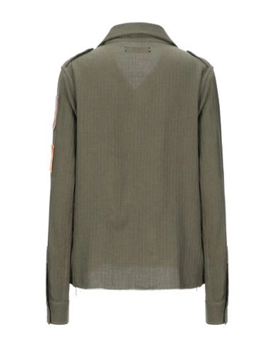 Shop Amiri Shirts In Military Green