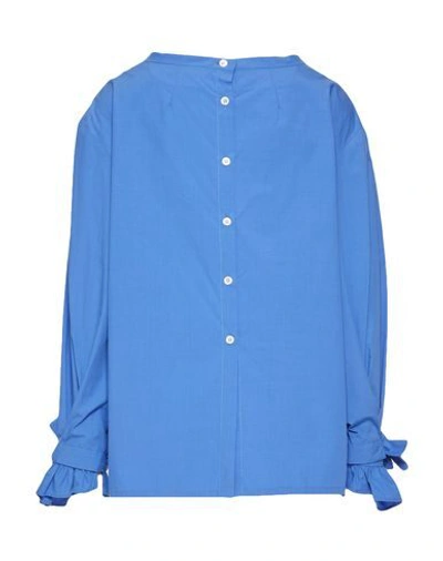 Shop Atlantique Ascoli Blouse In Azure