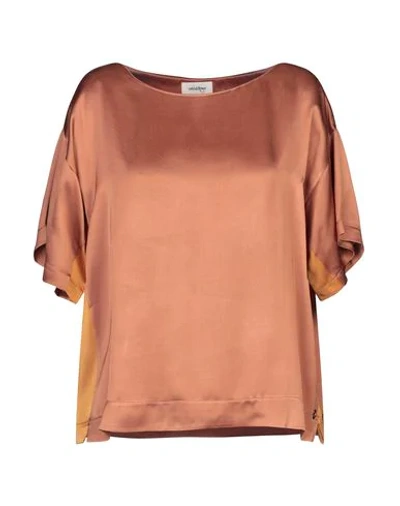 Shop Ottod'ame Blouse In Brown