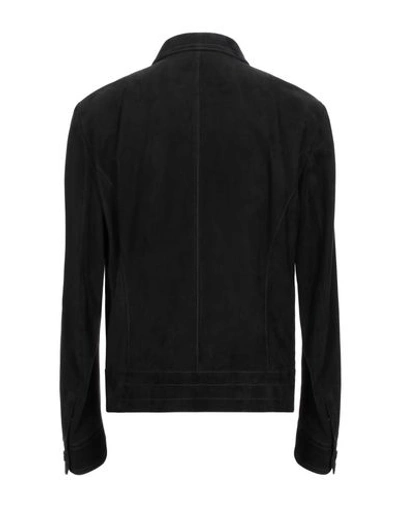 Shop Dolce & Gabbana Man Jacket Black Size 44 Lambskin