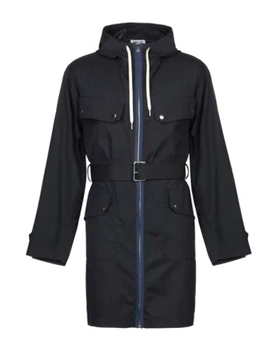 Shop Band Of Outsiders Full-length Jacket In Dark Blue