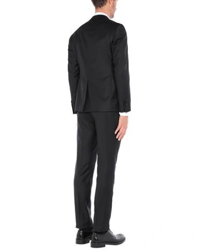 Shop Luigi Bianchi Mantova Suits In Black