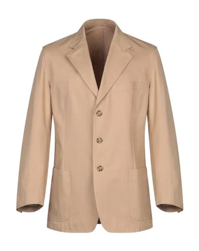 Shop Addiction Suit Jackets In Beige