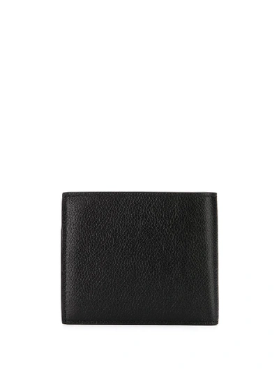 Shop Balenciaga Leather Wallet In Black