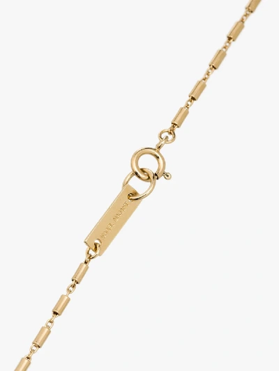 Shop Isabel Marant Gold Tone Horn Necklace