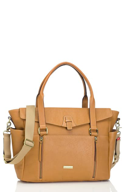storksak leather diaper bag