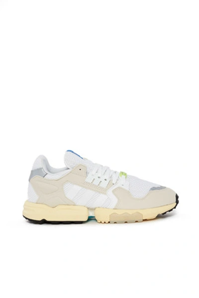Shop Adidas Originals Opening Ceremony Zx Torsion Sneaker In Ftwr White/raw White