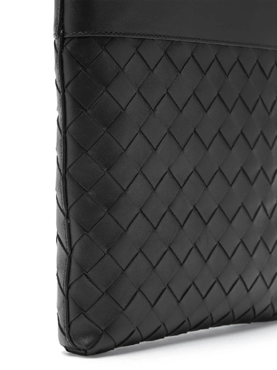 NWT $1200 Bottega Veneta Intrecciato Black Leather Organizer Case 629700  Italy