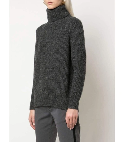 Shop Nili Lotan Douglass Turtleneck Sweater In Grey
