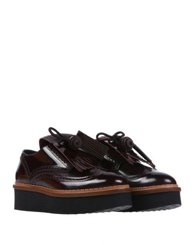 Tod's Lace-up Shoes In Red