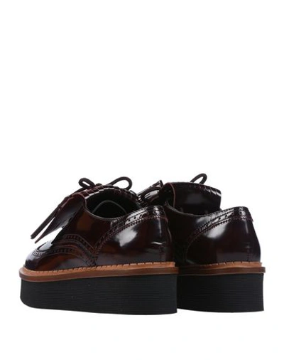 Tod's Lace-up Shoes In Red