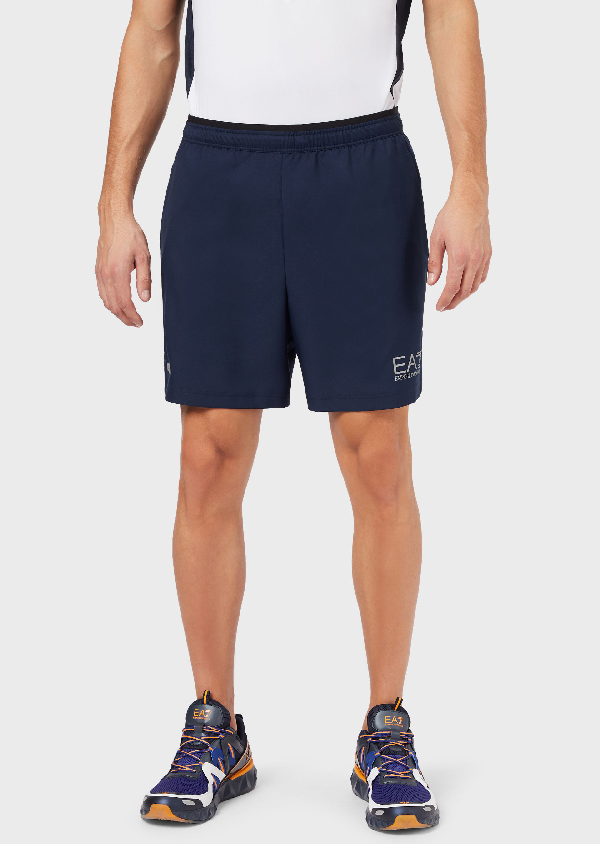 navy armani shorts