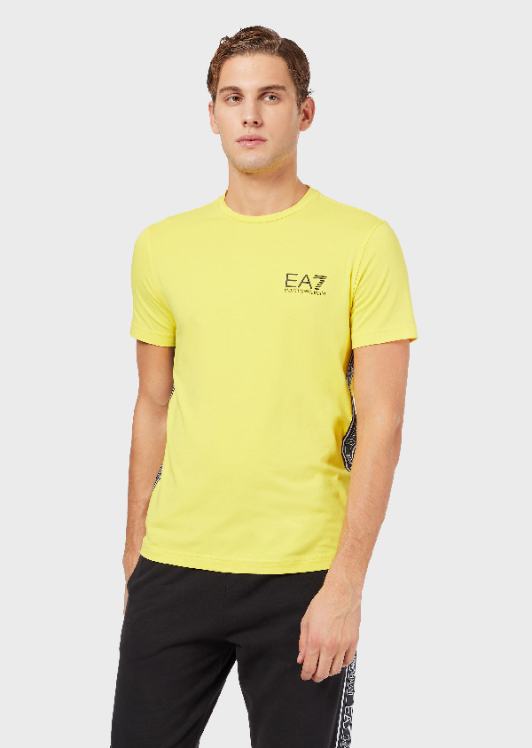 Emporio Armani T-shirts - Item 12430615 In Yellow | ModeSens