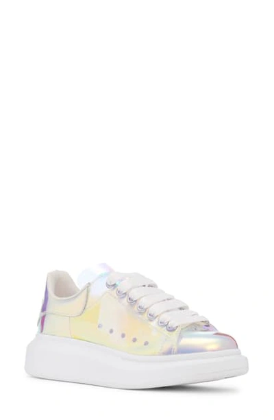 Shop Alexander Mcqueen Platform Sneaker In 8446 Multi/ White