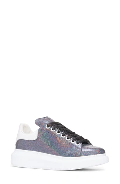 Shop Alexander Mcqueen Platform Sneaker In 8483 Olograf/ White