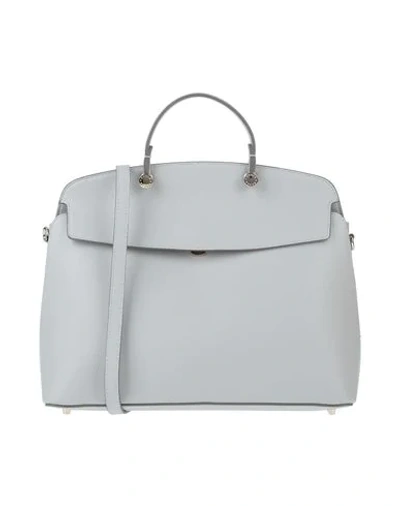 Shop Furla Handbag In Grey
