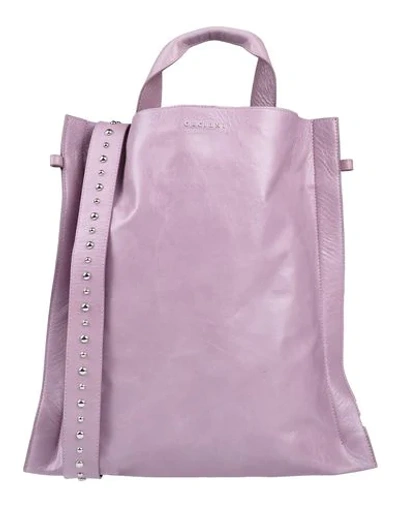 Shop Orciani Handbags In Lilac